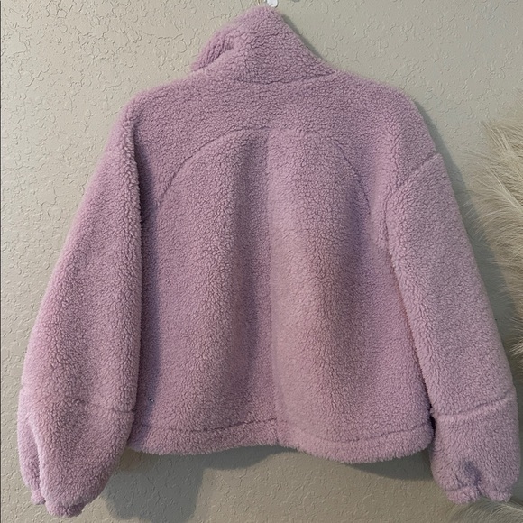 Lululemon Cinchable Fleece Zip-Up Pink Peony 7 - Picture 7 of 9